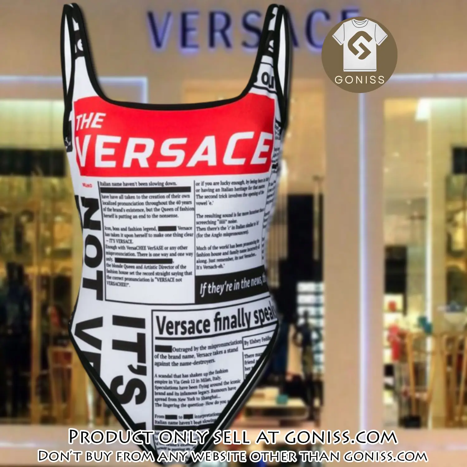 Versace swimwear beachwear one piece swimsuit osw1077 gn1204537